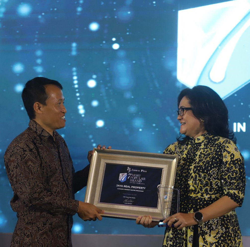 Jaya Real Property Wins Award for the Most Popular Brand in 2024
